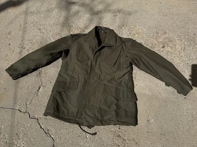 Antigo 1987 Casaco Baleeiro Militar Holandês com Forro Removível de Lã Poliamida Tamanho KL - Imagem 1 de 4