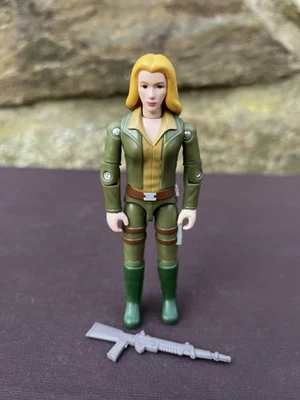 Boneco Super7 ReAction+ GI Joe ARAH Cover Girl 3,75” completo driver Wolverine - Imagem 1 de 2