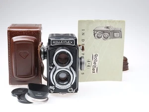 Rolleiflex 4x4 Baby Kamera Zeiss Xenar 60mm f3.5 Objektiv lens 98144 near mint - Picture 1 of 7