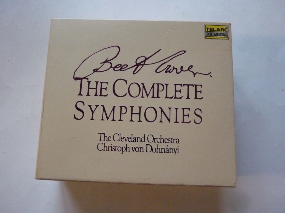 Beethoven: The Complete Symphonies  Christoph Von Dohnanyi 1989 Telarc 5-CD Set - Image 1 of 4