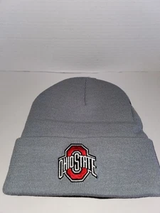 Ohio State OSU Buckeyes Cuffed Knit Winter Fleece Lined Beanie Hat Unisex Adult - Picture 1 of 2