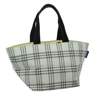 Auténtico bolso de mano Burberrys Blue Label Nova Check de nailon azul claro ti2782 Foto 1 de 4