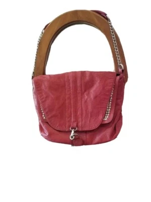 Дизайнерский BCBG MAX AZRIA кожи плеча клапан сумка гвоздики акценты цепочка ручка - Изображение 1 из 4