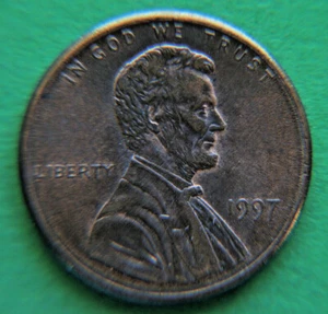 1997 P Lincoln Memorial Penny Cent - Picture 1 of 2