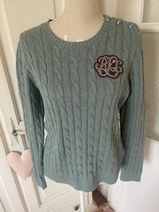 Original RALPH LAUREN Strickpullover Zopfmuster Mint - Bild 1 von 11