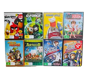 Kids DVD Bundle Bulk Lot Of 8 Movies | Stuart Little,Arthur,Space Chimps,G-Force - Picture 1 of 4