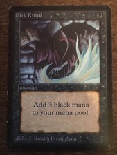 Magic the Gathering - Dark Ritual - Beta - Magic the Gathering