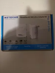 Netgear XAVB2001-100NAS Powerline AV 200 Ultra Adapter Kit - Picture 1 of 3