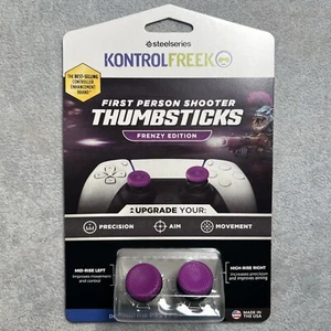 Kontrol Freek PS4 PS5 Controller High Performance FPS Grip Frenzy Purple 2pc NEW - Picture 1 of 3