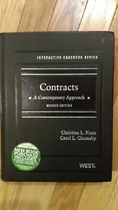 Contracts A Contemporary Approach, 2d Edition Interactive Casebook Series. - Foto 1 di 3