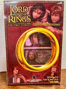 2003 Lord Of The Rings-The Two Towers 30 Foil Valentines - NEW - Unopened - Picture 1 of 2