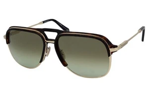 Omega OM 0015-H 52P Dark Havana Green Gradient Lens Men’s New Sunglasses 60mm - Picture 1 of 4