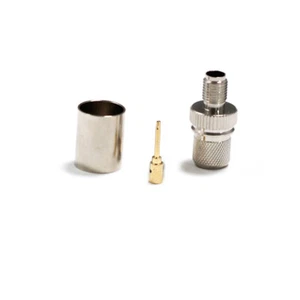 1pc SMA Female Jack RF Coax Connector Crimp for RG8 LMR400 Cable straight 50Ohm - Picture 1 of 4