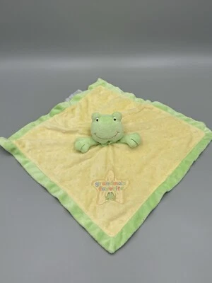 Rana verde Okie Dokie amarillo Lovey sonajero seguridad bebé favorito de la abuela Foto 1 de 4