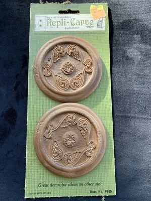 Apliques de resina para muebles vintage proyecto artesanal mediados de siglo placa reparación decoración Foto 1 de 4