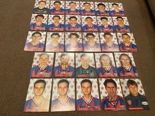 28 German Bundesliga Hand-Signed Player Postcards - KFC Uerdingen 05 1996/97