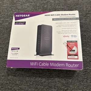 Routeur modem câble Gigabit Wi-Fi double bande Netgear C3700 N600 - Photo 1/2