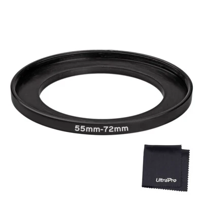 55-72mm Step-Up SLR Lens Metal Adapter Ring - Image 1 of 4