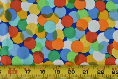 18" Long, Bright Packed Circles Quilt Cotton, Michael Miller, P5254 - Image 1 of 4