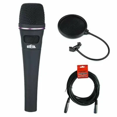 Heil Sound PR35 Handheld Dynamic Cardioid Microphone + Filter + 20' XLR Cable - Image 1 of 4