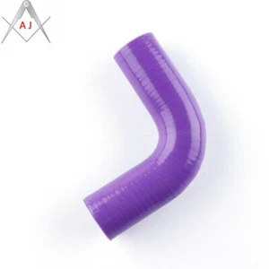 Silicone Hose 90 Degree Elbow ID 7/16" 11mm Pipe Radiator Coupler Tubro Purple - Imagen 1 de 6