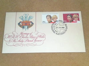 AUSTRALIAN FDC - ROYAL WEDDING - 29 JUL 1981 #2 - Bild 1 von 1