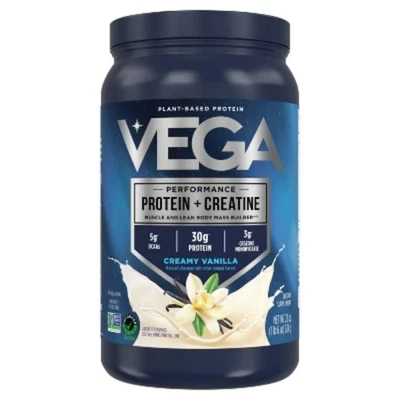 Proteína Vega Performance + Creatina Polvo Vegano a Base de Plantas - Vainilla - 22oz Foto 1 de 4