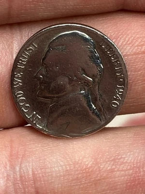 1940 nickel no mint mark Beautiful Coin - Image 1 of 4