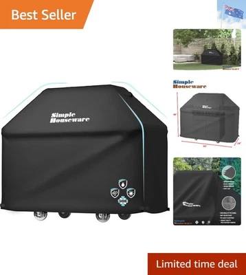 Heavy Duty 162cm Grill Cover | Waterproof, Anti-UV Protection for All Seasons - image 1 of 4