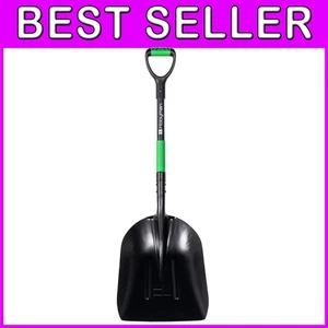 Durable Fiberglass and Aluminum Scoop Shovel - Perfect for Gardening & Farming - Picture 1 of 10