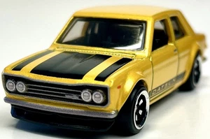 Hot Wheels Silver Series ‘71 Datsun 510 Yellow 1:64 LOOSE - Picture 1 of 3