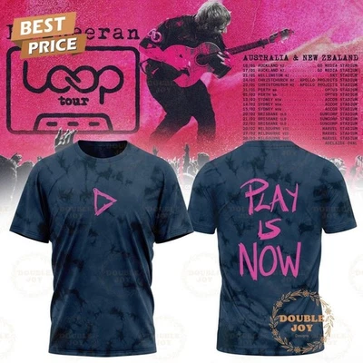 Camiseta Ed Sheeran X LOOP Tour 2025 PLAY IS NOW 3D Foto 1 de 4