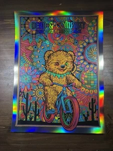 "Dead And Company" Kugel 19.04.2025 Kunstshow Poster REGENBOGENFOLIE von Todd Slater - Bild 1 von 15
