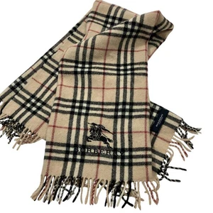 Vhtf Burberry London Wool 100 Large Stole Knee Blanket Nova Check Women Accessor - Picture 1 of 9