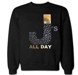 Suéter J's ALL DAY GOLD Retro 11 4 5 Cuello Redondo a Juego con Zapatos Air Js - Imagen 1 de 5