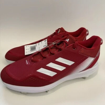 Chuteiras de beisebol Adidas Icon 7 cano baixo metal vermelho/branco S2386⚾️⚾️🔥TAMANHO 14 - Imagem 1 de 4
