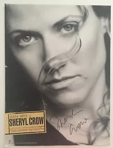 Sheryl Crow Autograph Signed Poster 18" x 24" The Globe Sessions - Picture 1 of 10