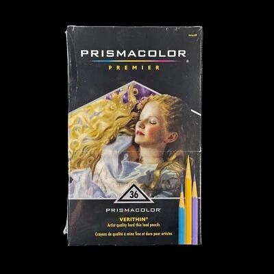 36ct Prismacolor Premier Verithin Hard Thin Lead Colored Pencils 02428 - Image 1 of 4