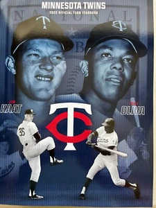 2022 MINNESOTA TWINS YEARBOOK MLB PROGRAM WORLD SERIES 180 PAGE KAAT OLIVA HOF - Picture 1 of 1
