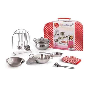 Cookware Play Set in Suitcase 13 Piece - Picture 1 of 2