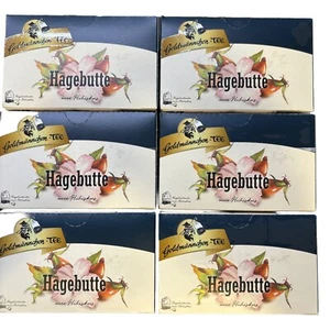 6x Gold Male Tea Rosehip with Hibiscus 6x20 Bags Individually Packaged - Picture 1 of 5