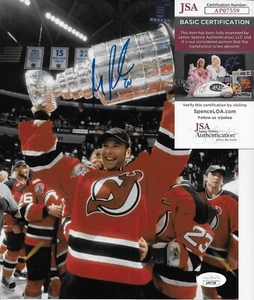 Autographed New Jersey Devils Martin Brodeur Stanley Cup 8x10 Photo JSA Original - Picture 1 of 5