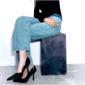 (Z) Zara Women's D'Orsay Black Pumps High Heels Sizes US/EU 8/39 - Picture 1 of 12