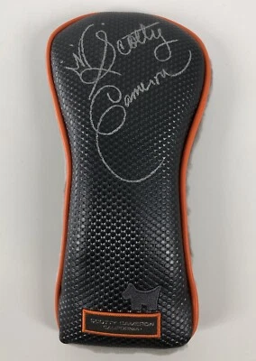 Scotty Cameron 亲笔签名加州 Scotty 狗黑色橙色球道盖 — 第 1/4 张图片
