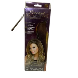 Secret Wire In Hair Extensions Hairpiece Hidden Nano Ring Thick Curly Straight - Picture 1 of 10