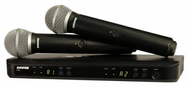 Shure BLX288/PG58 Handheld Wireless Microphone System