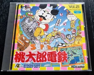 PCE PC Engine Super Momotaru Hudson Vol.21 Hu-Card Japan orig.kompl. - Bild 1 von 6