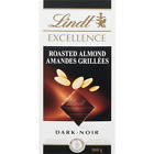 4-Pack Lindt EXCELLENCE Roasted Almond Dark Chocolate Bar