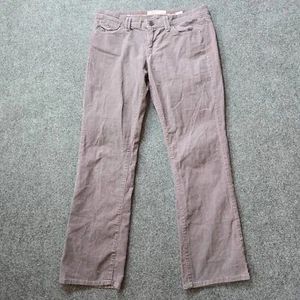 Vintage Old Navy Pants Women Size 8 Gray Corduroy Bootcut Y2K Flap Pocket Casual - Picture 1 of 11