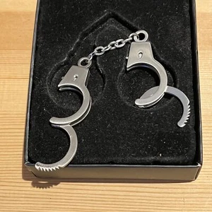Miniature Handcuffs Keychain, very elaborate from Japan Donation - Picture 1 of 4